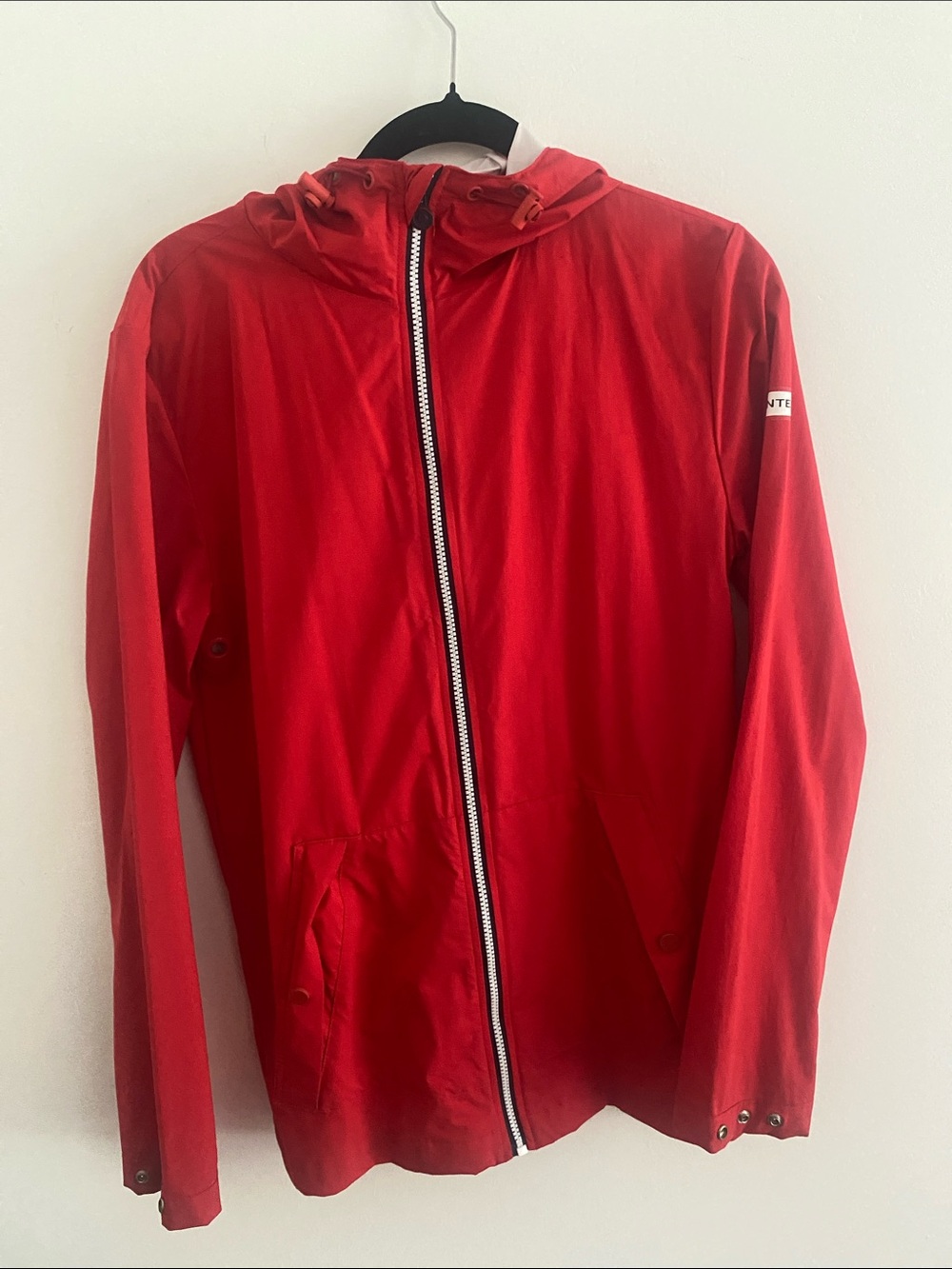 Hunter for Target Red Hooded Rain Jacket